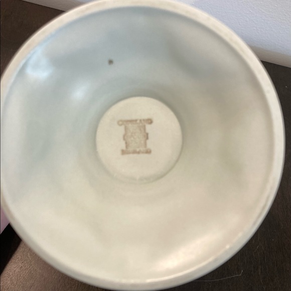 VTG Spode Copeland Vase Planter Cherry Blossom Mint Green Made in England - Picture 7 of 7